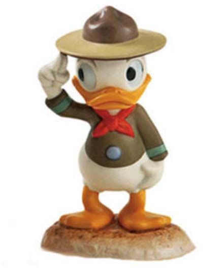 disney wdcc donald happy camper disney wdcc figurine of donald named