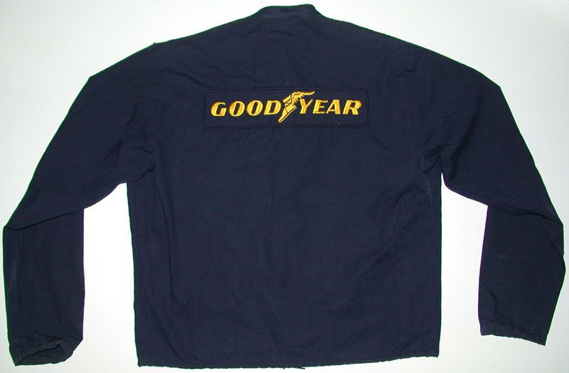 Vintage 60s GOODYEAR Team Racing Jacket Lg Dewan Cafe Cotton Mod