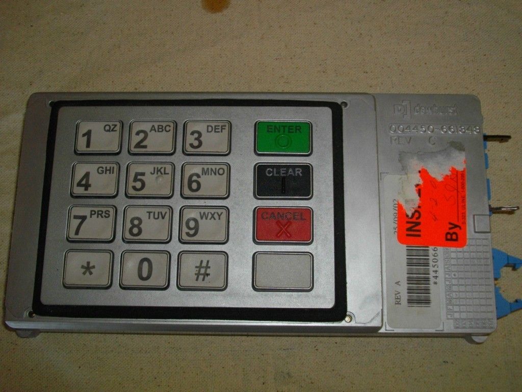 Dewhurst ATM EPP Security Module Keypad PN 004450 661848