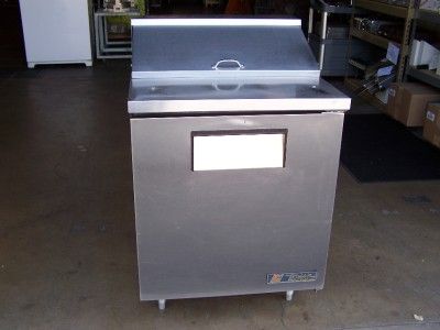 True 27 Single Door Sandwich/Salad Prep Cooler TSSU 27 8