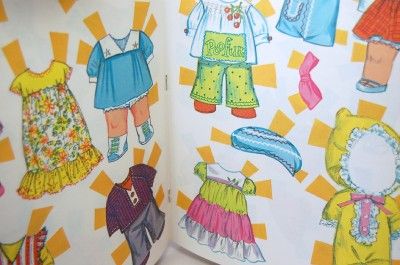 Paper Dolls Vintage 1975 Itsy Bitsy Beans Poofum Uncut