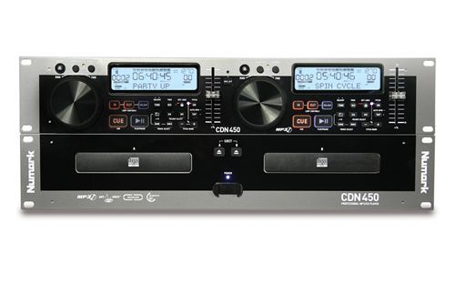  cdn450 rack mount dual dj  cd player used manufacturer refurbished