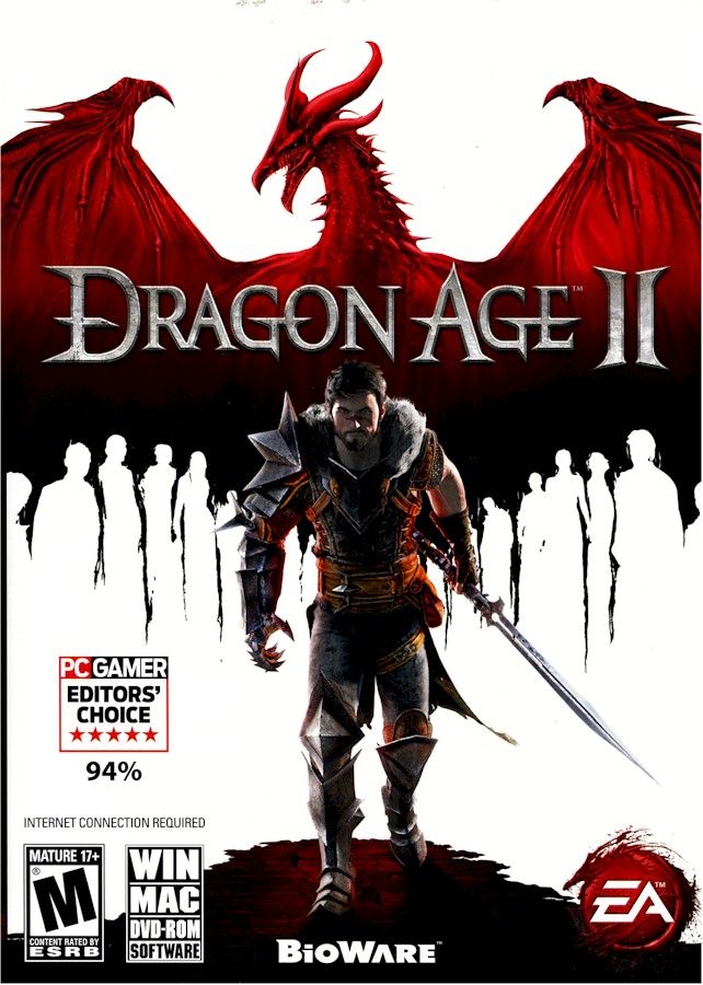 brand new pc computer rpg video game dragon age ii