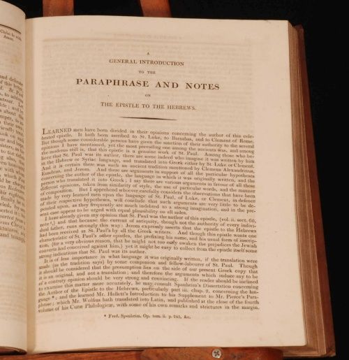 1808 4VOLS Doddridge Family Expositor Nonconformist