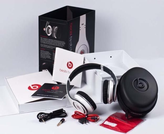 Beats by Dr Dre Studio Monster Audio Over Ear Headphone White New