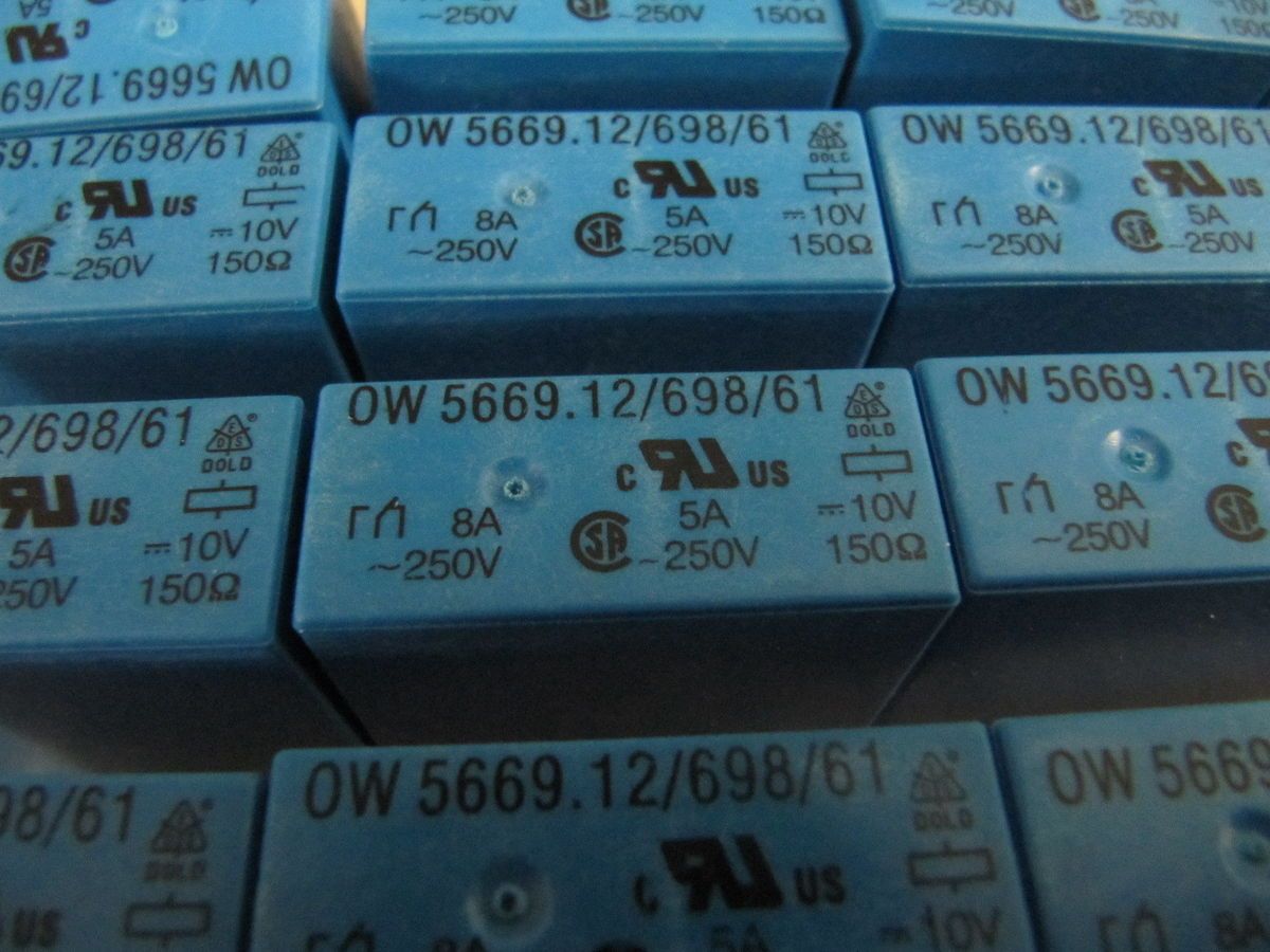 LOT 10 DOLD ALTECH Safety Relay OW 5669 12 698 61 10V 150 ohm