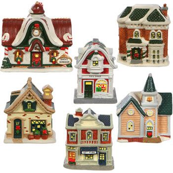 Cobblestone Corners 2012 Christmas Village 62 Piece F S