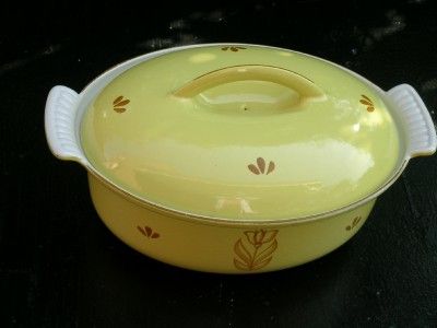 DRU heavy cast iron enamel casserole dish, made in Holland. It is in