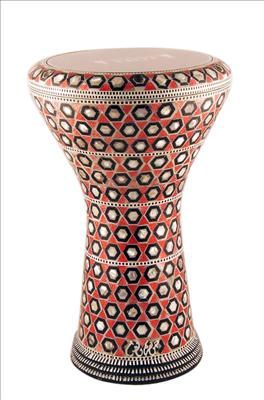  EL FAN Mother of Pearl Drum 17 Doumbek DARBUKA Red Profassional Drum