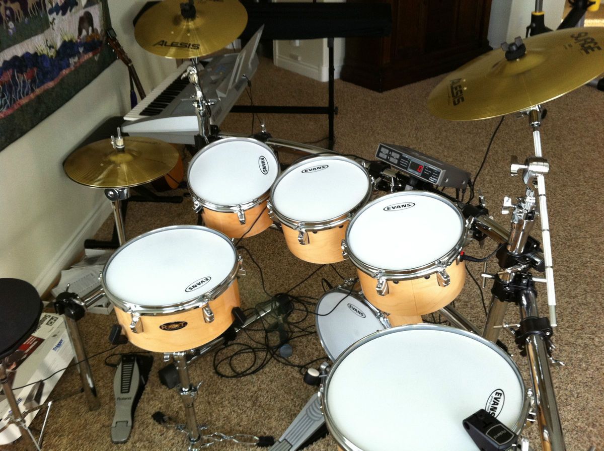 Ret Percussion Edrums Electronic Drum Set Vdrums Roland