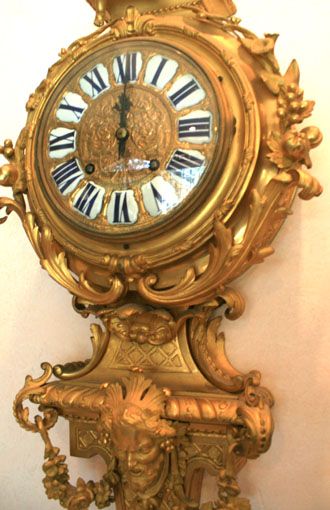  Clock Gold Gilt Bronze Signed Sicot Dujardin A Versailles