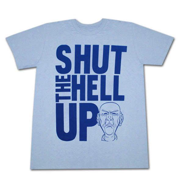 Jeff Dunham Humor Shut Up Walter Blue Graphic Tshirt