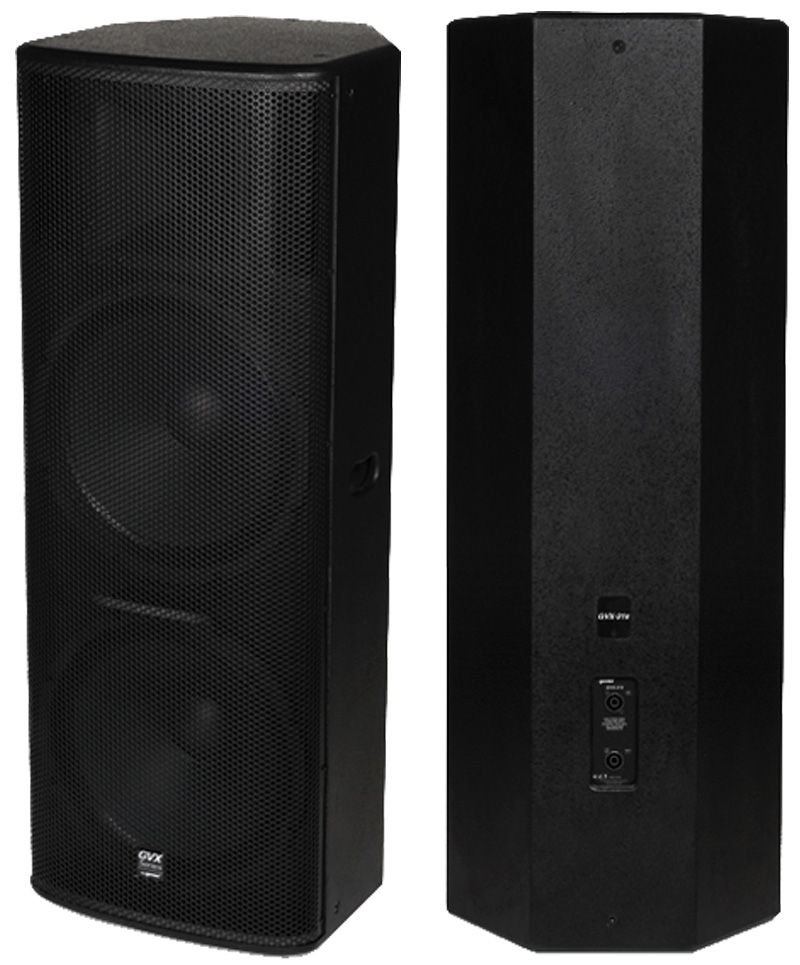 Gemini GVX 215 Pro DJ 6400W Dual 15 PA Speakers Pair $220 Tripod