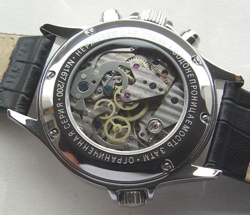 Sturmanskie Blauer Rechenschieber Chrono POLJOT 3133