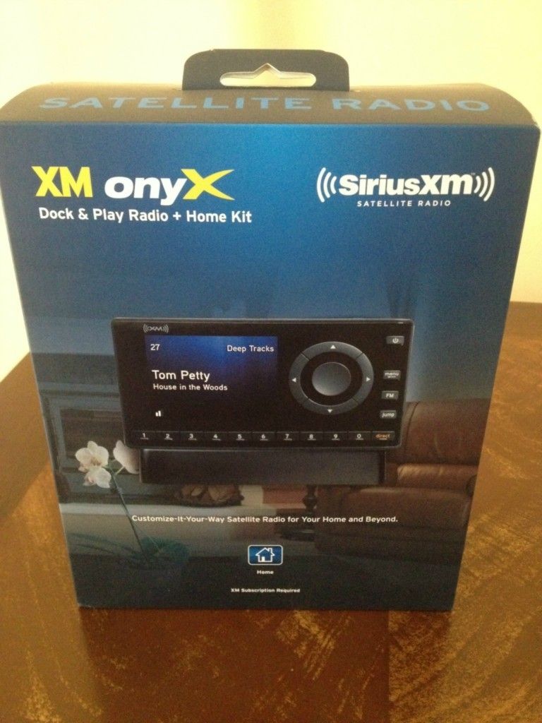 XM onyx Dock Play Radio Home Kit