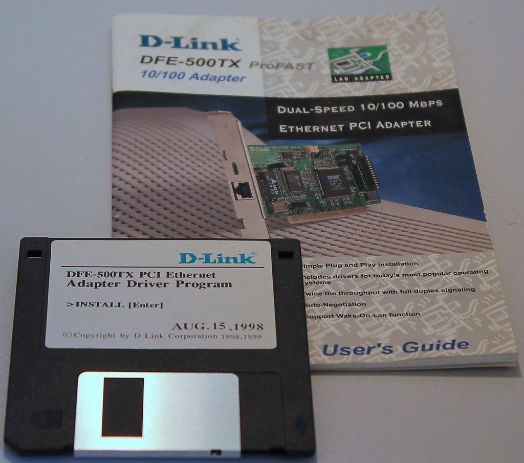 Link DFE 500TX Profast 10 100 Ethernet Network Adaptor User Guide