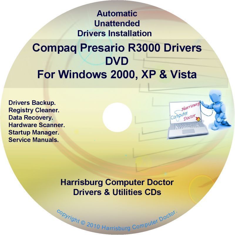 Compaq Presario R3000 Drivers Restore HP Disc CD DVD
