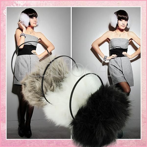  Faux Fox Fur Earmuff Headband Ear Winter Warmer Earcap 3 Colors