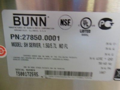 BUNN DUAL SOFTHEAT COFFEE BREWER MAKER W/ DUAL SERVERS AND SATELLITE