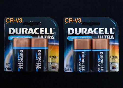 Duracell CR V3 Ultra Digital Camera Batteries New
