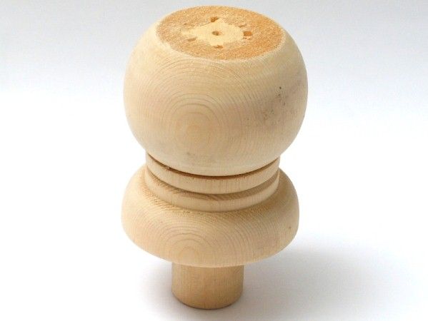 New Unfinished 3 Diameter Wood Newel Post Top Cap Knob