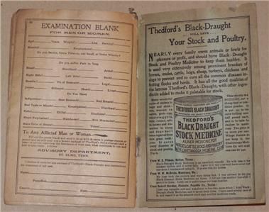 The Cardui Book Medicine for Women 1898 Eddyville Iowa