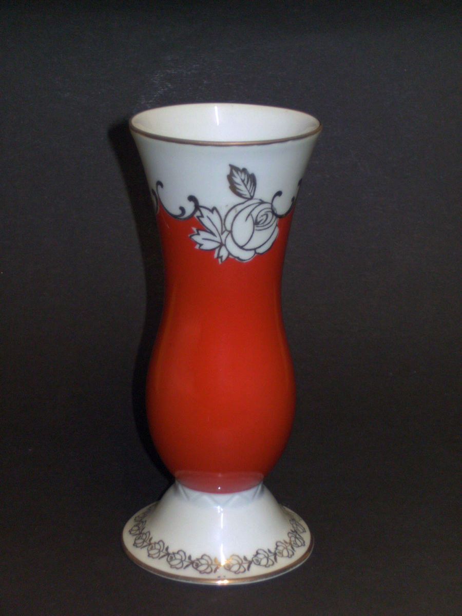  Art Deco Vase Tillowitz Epos Edel Porzellan Oberschlesien