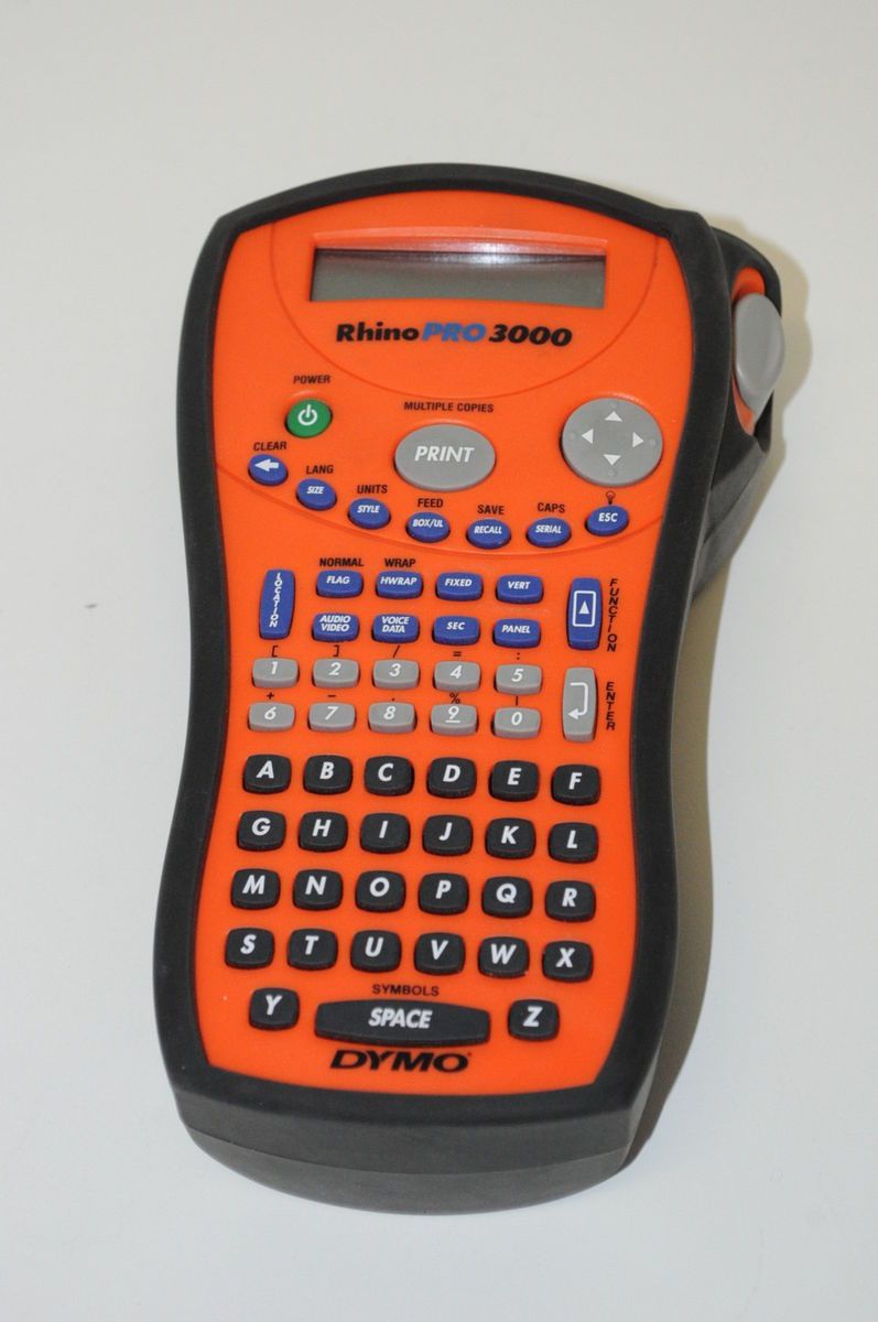 Dymo Rhino Pro 3000 Industrial Hand Held Label Maker