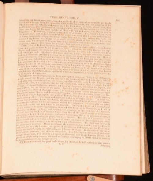 1809 Halls Chronicle Containing the History of England SCARCE