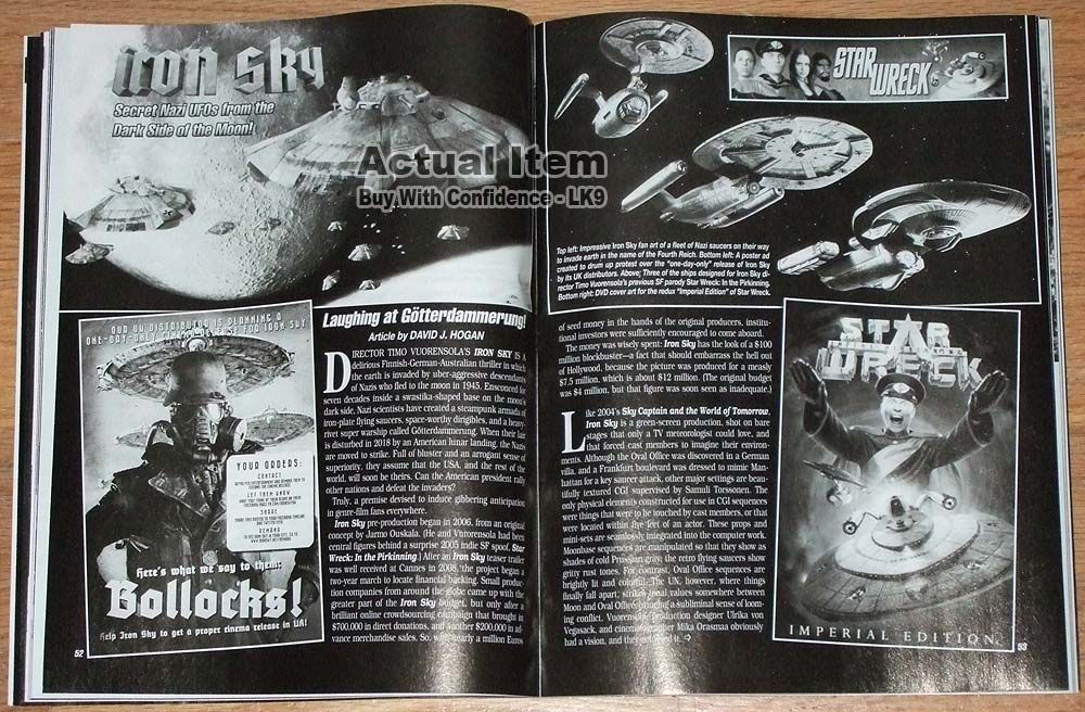  Sky Nazi Ufos Edgar Rice Burroughs Ron Ely Ray Bradbury Velda L