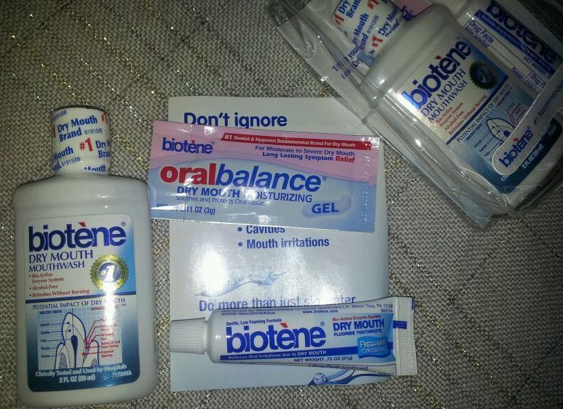 Biotene Dry Mouth Mouthwash Toothpaste Moisterizing Gel Travel Kit