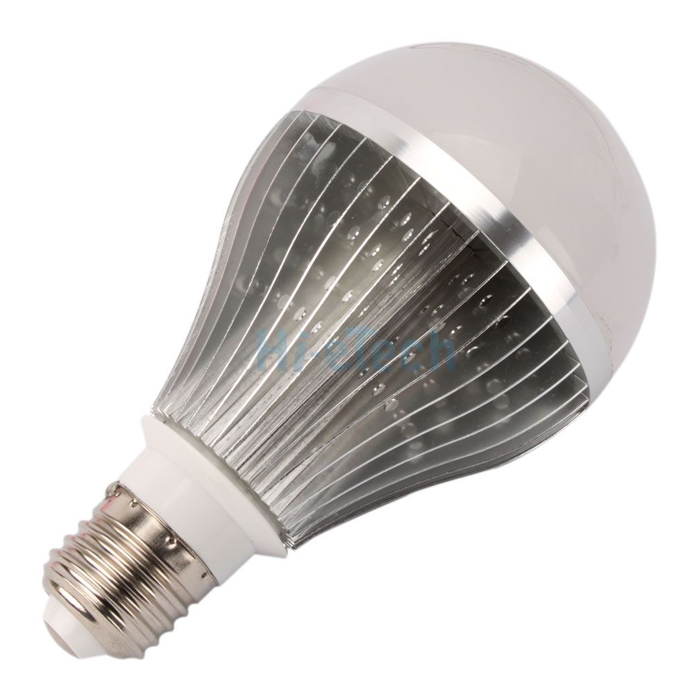 E27 LED Light Bulb 10W 85 265V High Power Pure White Light