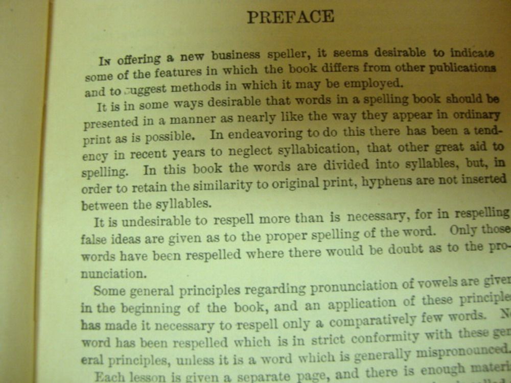 Eldridge’s Business Speller and Vocabulary 1913 Pottstown Public