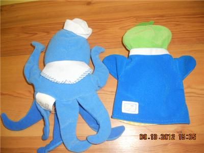 Up for auction is a Baby Einstein Hand Puppet OCTOPUS & DUCK Toy