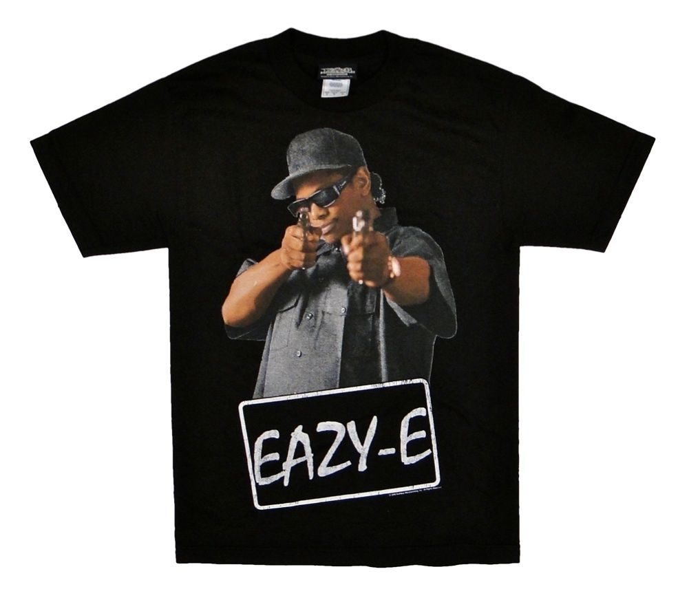 eazy e t shirt gun point tee men size small