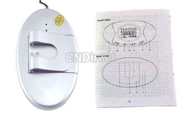 Electronic Digital LCD Step Run Pedometer Walking Distance Calorie