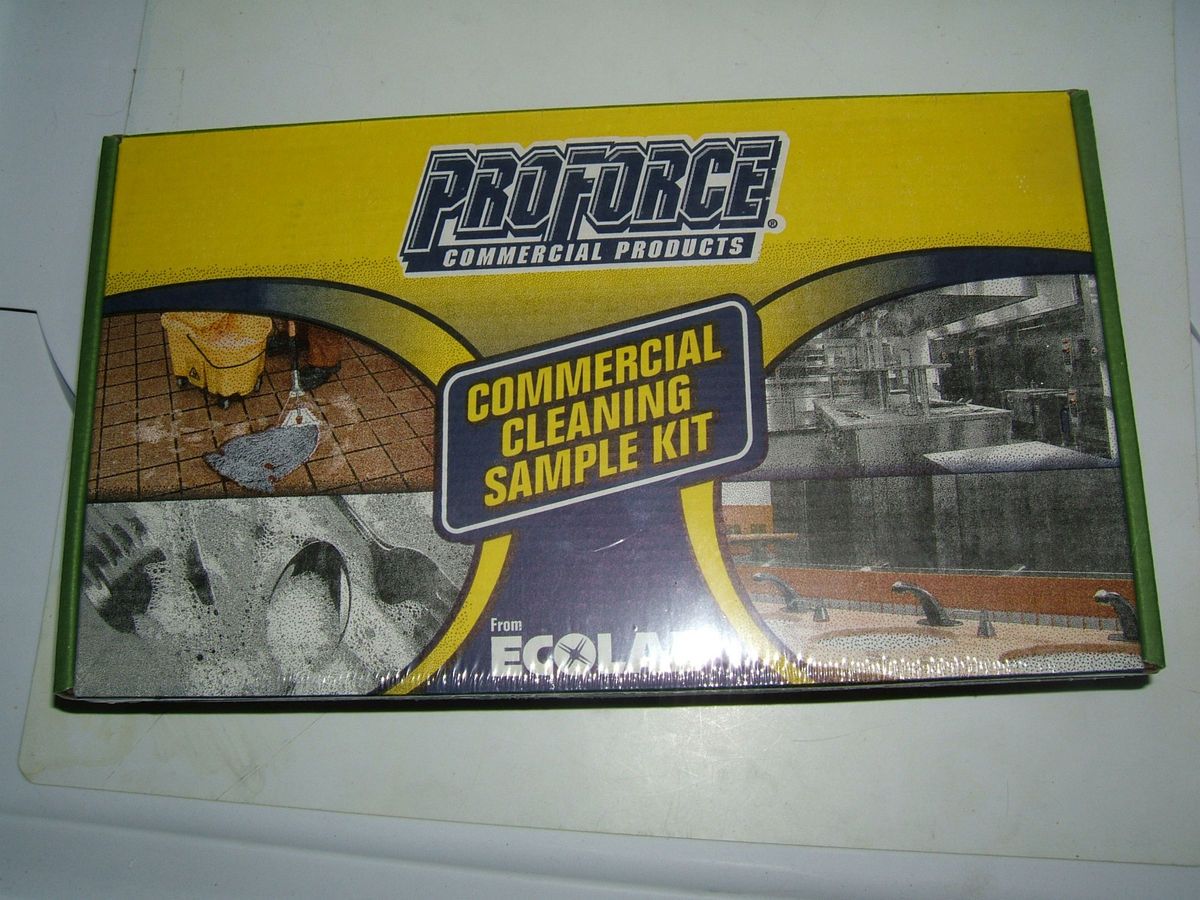 Ecolab ProForce Commercial Cleaning Sample Kit