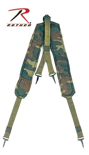 Style Y LC 1 Suspenders Camo Black or Olive Drab