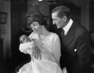 Early 1900s Photo McAdoo Ellen Wilson with Parents Vintage Black White