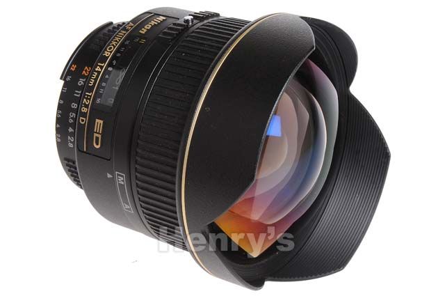 Nikon Ed AF Nikkor 14mm F2 8D RF D3 D90 D700 D300S Used