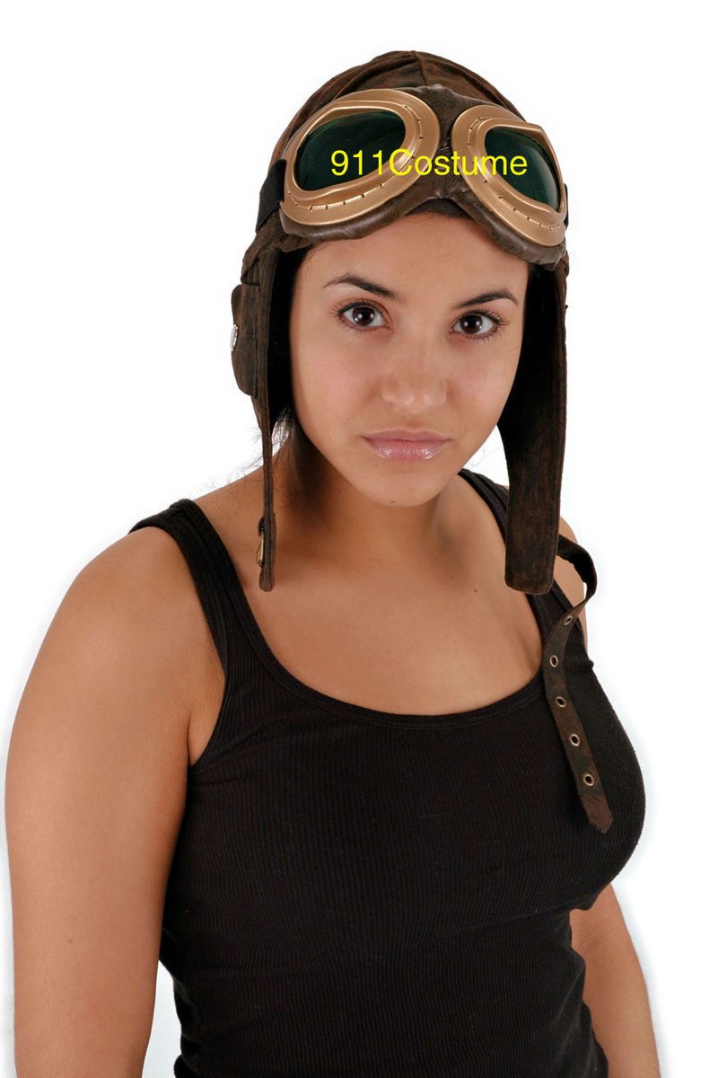  Aviator Set Cap Goggles 60" Scarf Elope 1014