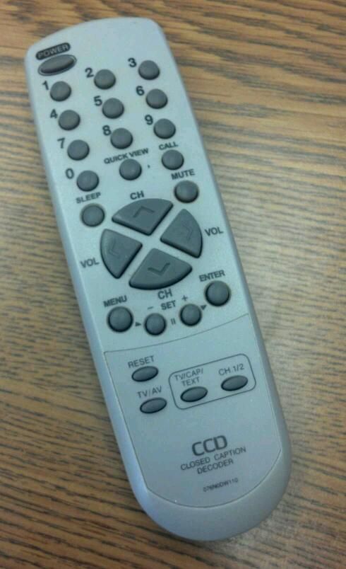 Memorex Orion Emerson 076N0DW110 TV Remote Control for MT 1134 MT 1194