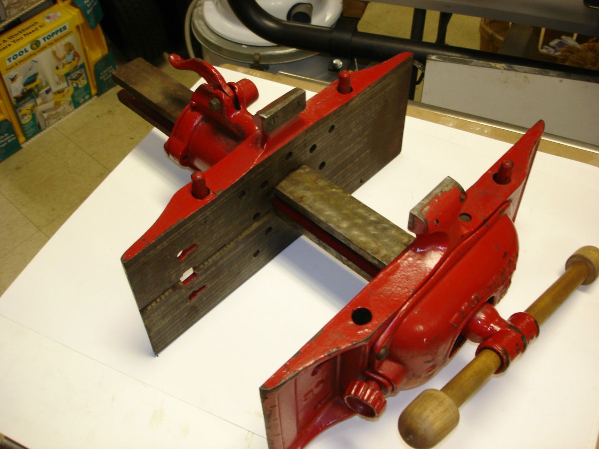 Emmert Pattern Makers Vise Turtleback Woodworking Cabinet Bench Vice