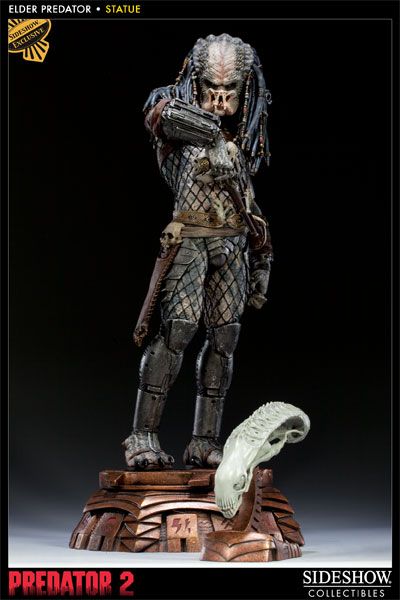 Aliens AVP Predator 2 Collectibles Elder Predator Statue Sideshow