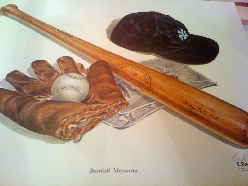 DON ENSOR BASEBALL MEMORIES SIGNED LTD EDITION