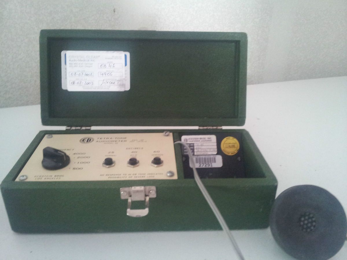 ECKSTEIN BROS INC. EB 46 TETRA TONE AUDIOMETER