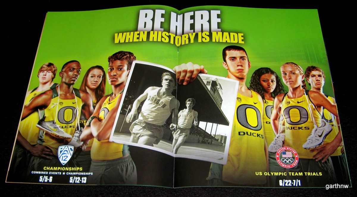 OREGON DUCKS TRACK & FIELD MINT 2012 TEAM PROGRAM Jordan Hasay STEVE