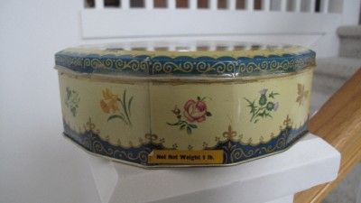 Vintage Queen Elizabeth & Duke of Edinburgh Souvenir of Coronation Tin