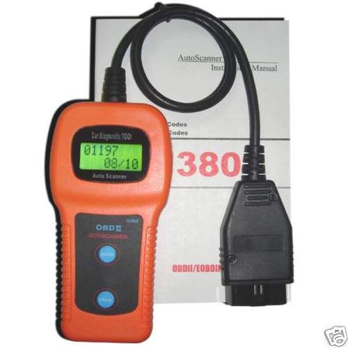 U380 OBDII OBD2 EOBD Engine Scanner Trouble Code Reade