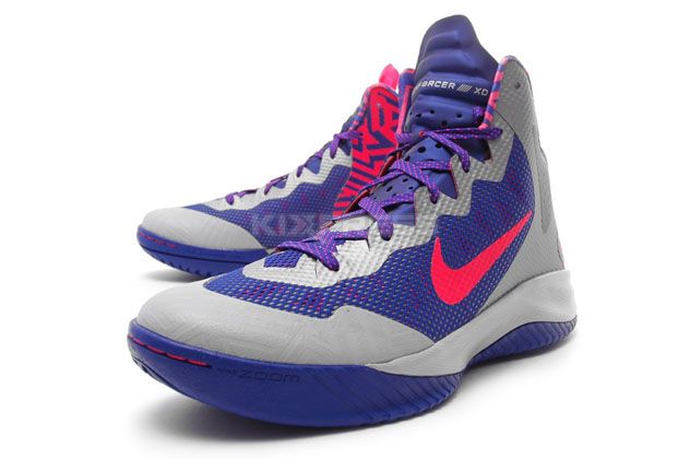 Nike Zoom Hyperenforcer XD [511370 003] Basketball Wolf Grey/Solar Red